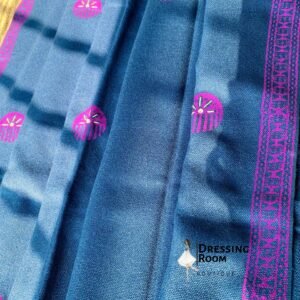 নকশায় তৈরি শাল(Blue)