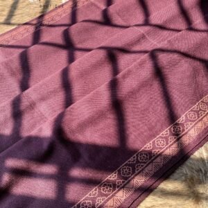 নকশায় তৈরি শাল(Burgundy)